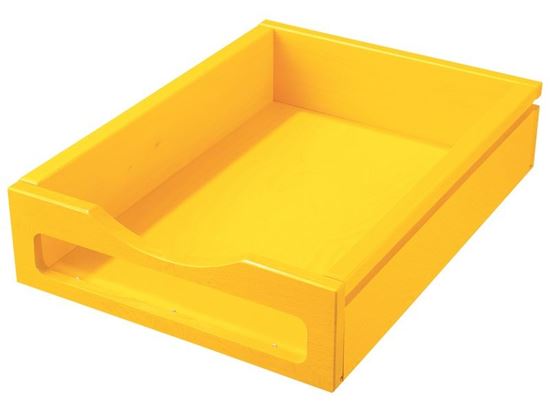 Image sur OF33487 BAC DE RANGEMENT en bois 1 unité, hauteur 9,5 cm