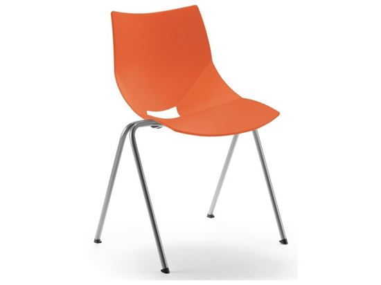 Image sur OF34884 CHAISE COQUE ADULTE  4 pieds