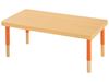 Image sur OF38138 TABLE PLATEAU EPAIS EN PANNEAU ALVEOLAIRE AVEC PIETEMENT REGLABLE 120 x 60 cm