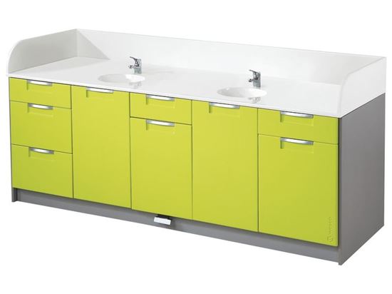 Image sur OF42842 ESPACE DE CHANGE MONOBLOC Double plan de change