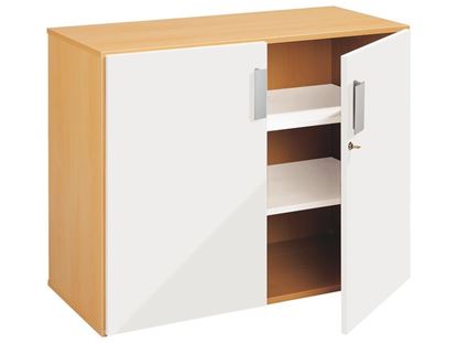 Image de OF45746 MEUBLE À PORTES BATTANTES H. 81 cm 2 portes, 2 étagères