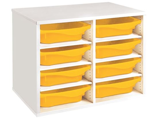 Image sur OF49884 MEUBLE DOUBLE H: 51 CM KIT Bacs posés (8 bacs)