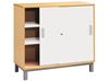 Image sur OF45745 MEUBLE PORTES COULISSANTES H. 81 cm 2 portes coulissantes, 2 étagères