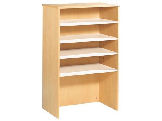 Image sur OF62183 MEUBLE OUVERT POUR COFFRE H. 116 cm 3 étagères