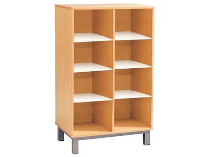 Image de OF45884 MEUBLE DOUBLE H.102 cm,  6 étagères
