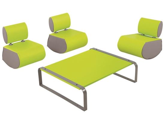 Image sur OF47731 ROCKING-CHAIR Kia Kit espace lecture enfants
