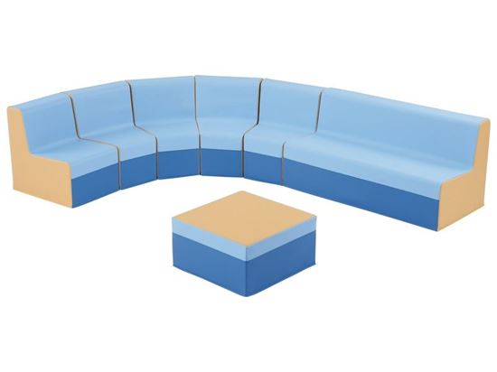 Image sur OF42748 KIT Basic Grand canapé d'angle Hauteur 17 cm