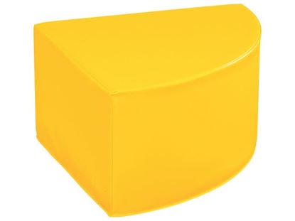 Image de OF640 POUF QUART DE ROND Hauteur 32 cm - Stature 105 à 123 cm