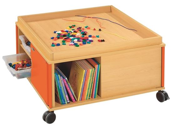 Image sur OF64292 TABLE D'ACTIVITÉS AVEC REBORD et 4 portes