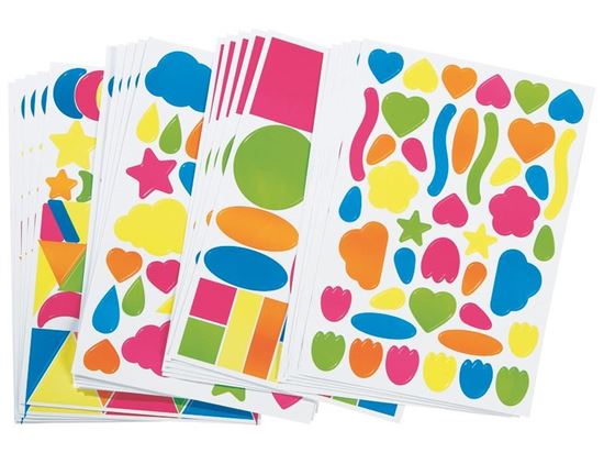 Image sur 50203171 GOMMETTES FLUO DIVERS    