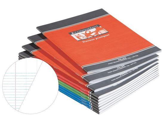 Image sur 12185001 CAHIERS TRAVAUX PRATIQUES 17 x 22 cm 64 pages 70 / 90 g BLANC     