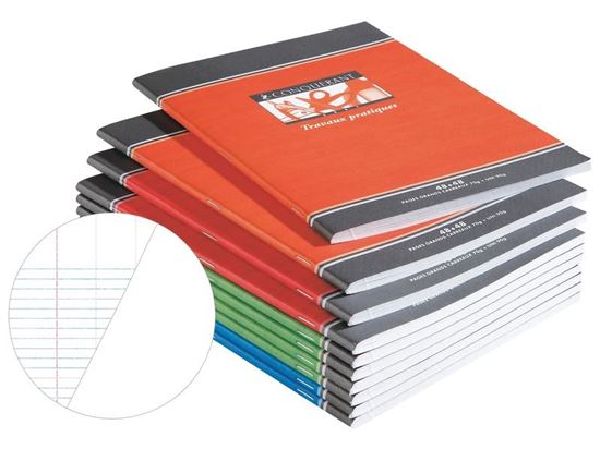 Image sur 12130001 CAHIERS TRAVAUX PRATIQUES 17 x 22 cm 96 pages 70 / 90 g BLANC     