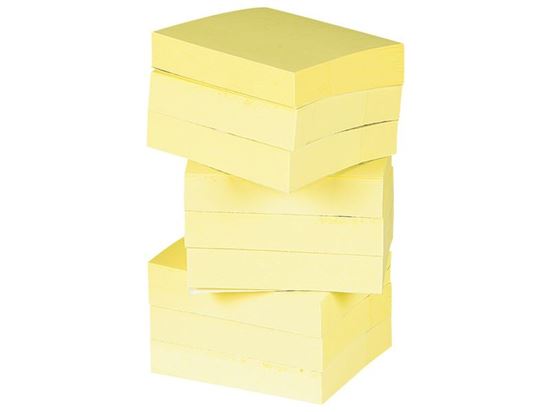 Image sur 4247014 BLOCS-NOTES ADHÉSIFS 5 x 3,8 cm JAUNE     
