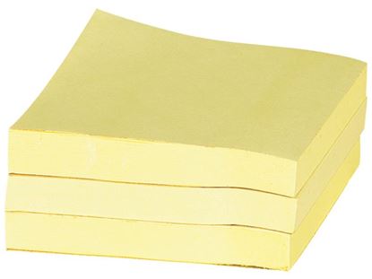 Image de 4248014 BLOCS-NOTES ADHÉSIFS 7,5 x 7,5 cm JAUNE     