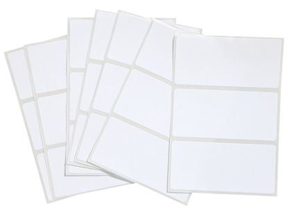 Image de 36619001 ÉTIQUETTES ADHÉSIVES Blanches L: 7,5 cm - l: 3,4 cm BLANC     