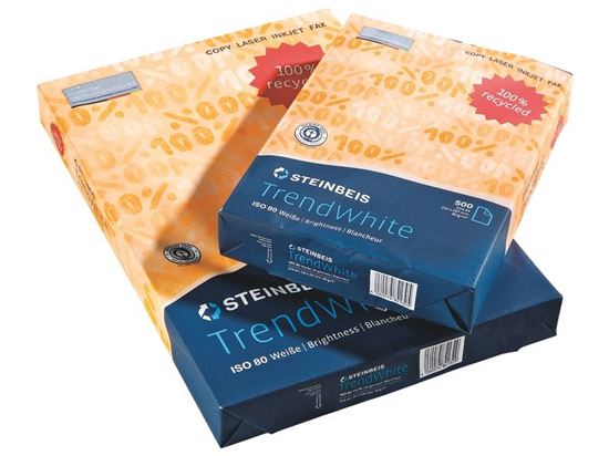 Image sur 34182001 RAMETTE DE PAPIER Trendwhite 80 g Format A3 BLANC     