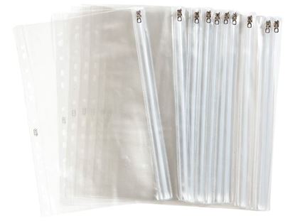 Image de 36658020 SACHETS ZIP pour classeur A4 MULTICOLOR