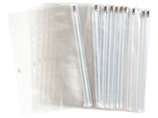 Image sur 36658020 SACHETS ZIP pour classeur A4 MULTICOLOR