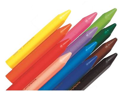 Image de 32398020 CRAYONS DE CIRE ERGONOMIQUES ULTRA-RÉSISTANTS MULTICOLOR