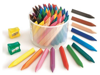 Image de 32401020 CRAYONS DE CIRE ERGONOMIQUES ULTRA-RÉSISTANTS MULTICOLOR