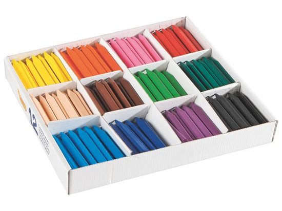 Image sur 32400020 CRAYONS DE CIRE ERGONOMIQUES ULTRA-RÉSISTANTS MULTICOLOR