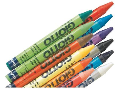 Image de 3084020 CRAYONS DE CIRE COULEURS VIVES pointe fine MULTICOLOR