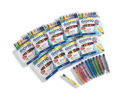 Image de 3085020 CRAYONS DE CIRE COULEURS VIVES pointe fine MULTICOLOR