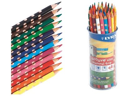 Image de 49309171 CRAYONS DE COULEUR ERGONOMIQUES Groove slim