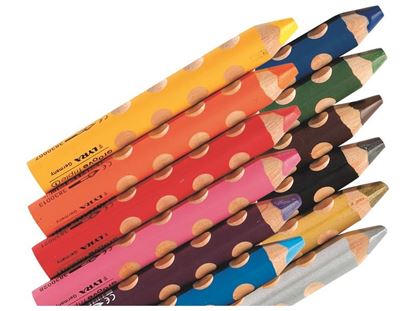 Image de 44524171 CRAYONS DE COULEUR ERGONOMIQUES GROOVE TRIPLE ONE Pochette de 12 couleurs DIVERS    