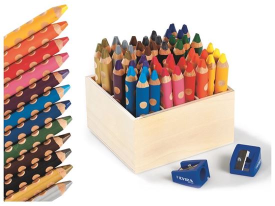 Image sur 49307171 CRAYONS DE COULEUR ERGONOMIQUES Groove triple one