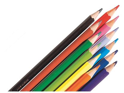 Image de 25754020 CRAYONS DE COULEUR ERGONOMIQUES LONGS MULTICOLOR