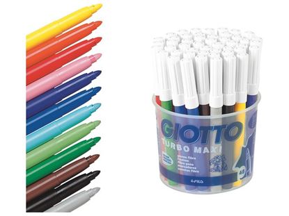Image de 3168020 FEUTRES de COULEUR TURBO COLOR pointe large MULTICOLOR