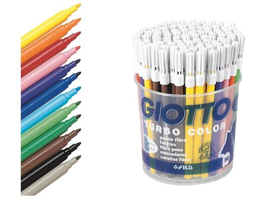 Image sur 3093020 FEUTRES de COULEUR TURBO COLOR pointe moyenne MULTICOLOR