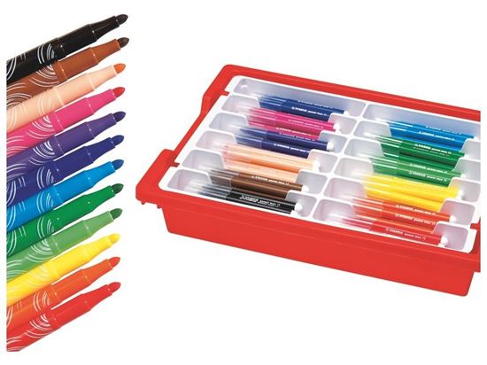 Image sur 21118020 FEUTRES POWER Pointe large MULTICOLOR
