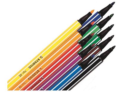 Image de 32412020 FEUTRES QUALITÉ BEAUX-ARTS PEN68 pointe moyenne MULTICOLOR