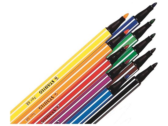 Image sur 32412020 FEUTRES QUALITÉ BEAUX-ARTS PEN68 pointe moyenne MULTICOLOR
