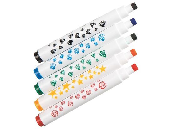 Image sur 36709020 FEUTRES TAMPONS motifs de Noël MULTICOLOR