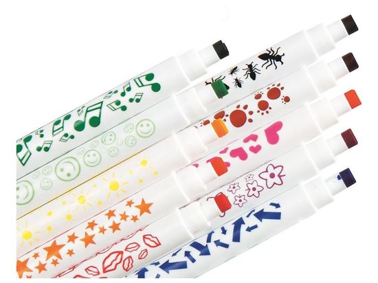 Image sur 37292020 FEUTRES TAMPONS motifs divers MULTICOLOR