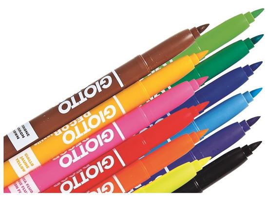 Image sur 2689020 FEUTRES POUR TEXTILES pointe pinceau fine MULTICOLOR