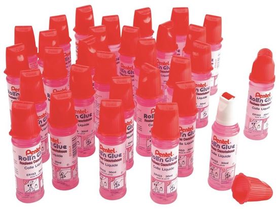 Image sur 34697020 MAXI LOT DE COLLE ROLL'N GLUE 30 ml MULTICOLOR