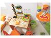 Image sur 42762007 3 POTS À CRAYONS avec PETIT SUPPORT bandes auto agrippantes ORANGE    