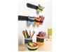 Image sur 42762057 3 POTS À CRAYONS avec PETIT SUPPORT bandes auto agrippantes CIEL (Bleu