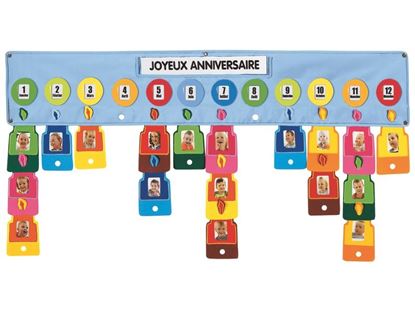 Image de 33862020 TABLEAU D'ANNIVERSAIRES MULTICOLOR