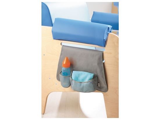 Image sur 41331006 POCHE POUR BIBERONS pour fauteuil d'allaitement GRIS      