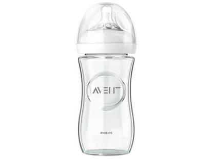 Image de 46917001 BIBERON COL LARGE Avent - verre 240 ml BLANC     