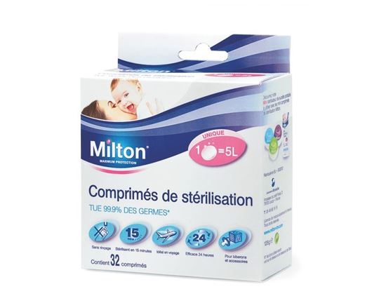 Image sur 42320001 COMPRIMÉS DE STÉRILISATION BLANC     