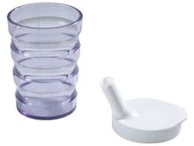 Image sur 25080101 LE VERRE ERGONOMIQUE + SON COUVERCLE petit débit TRANSPAREN