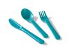 Image sur 48832141 VAISSELLE BAMBOU Set de 3 couverts BLEU TURQU
