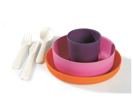 Image sur OF48883 VAISSELLE BAMBOU SET DE VAISSELLE BIOBU