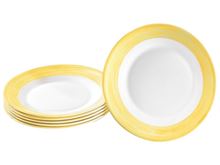 Image sur 21783008 VAISSELLE EN VERRE TREMPÉ COLORÉ Assiettes à dessert VERT      